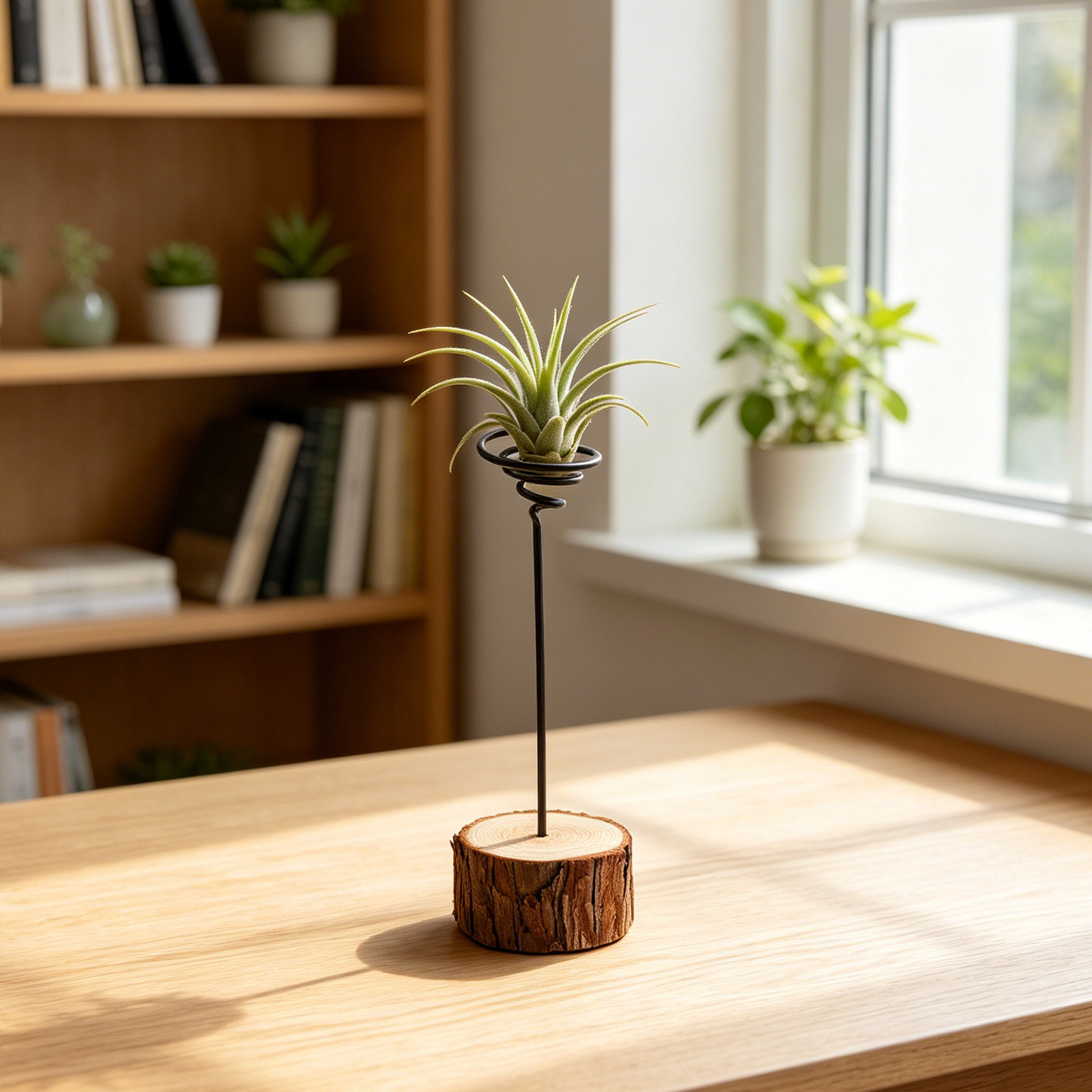 Air Plant Tillandsia - Penyangga Tanaman Udara Mini untuk Meja