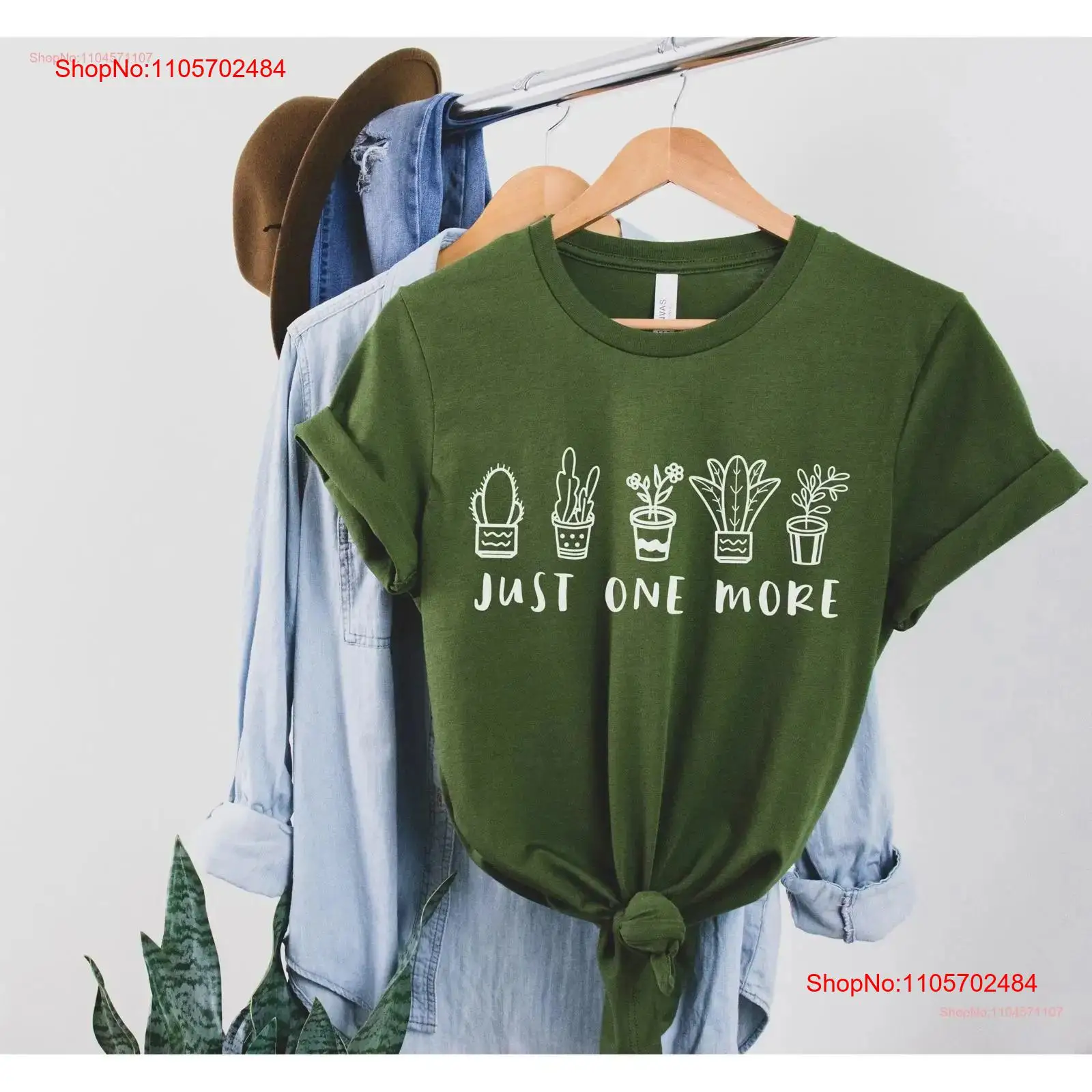 Plant Parenthood - Kaos Just One More PlanT Lucu