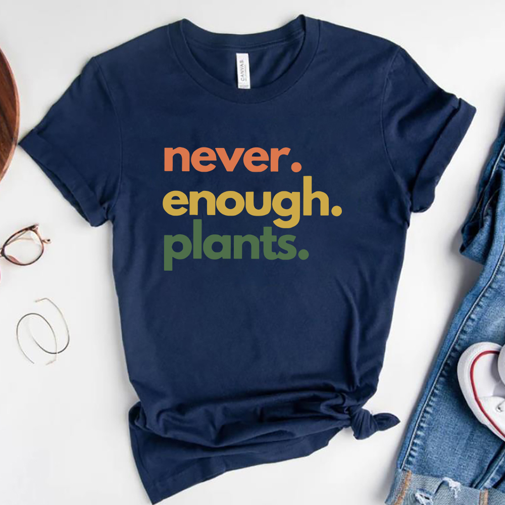 Kaos Never Enough Plants Retro - Plant Parenthood ulasan dan harga