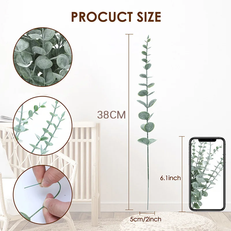 10 buah 38cm batang kayu putih - Fiddle Leaf Fig ulasan dan harga
