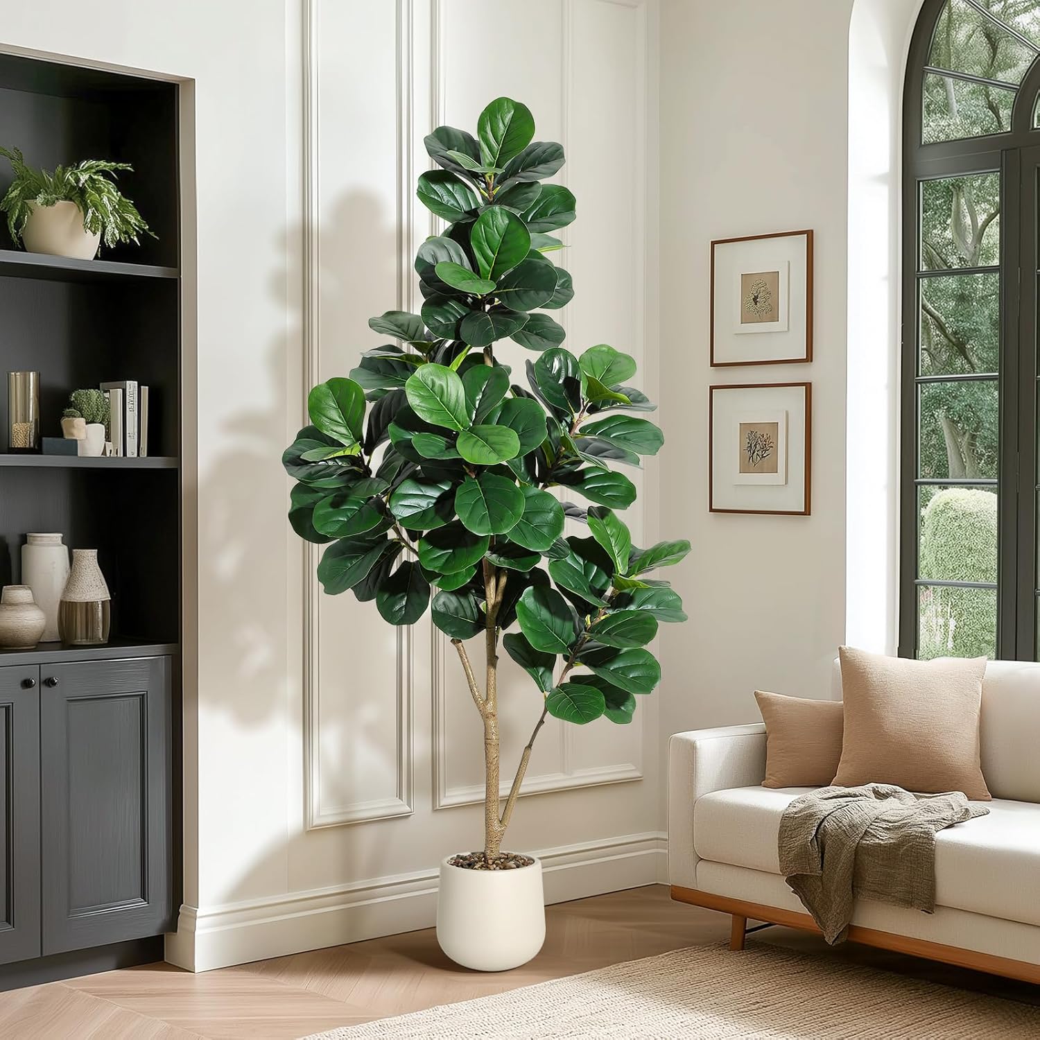 Pohon Ficus Lyrata Buatan Real - Fiddle Leaf Fig ulasan dan harga