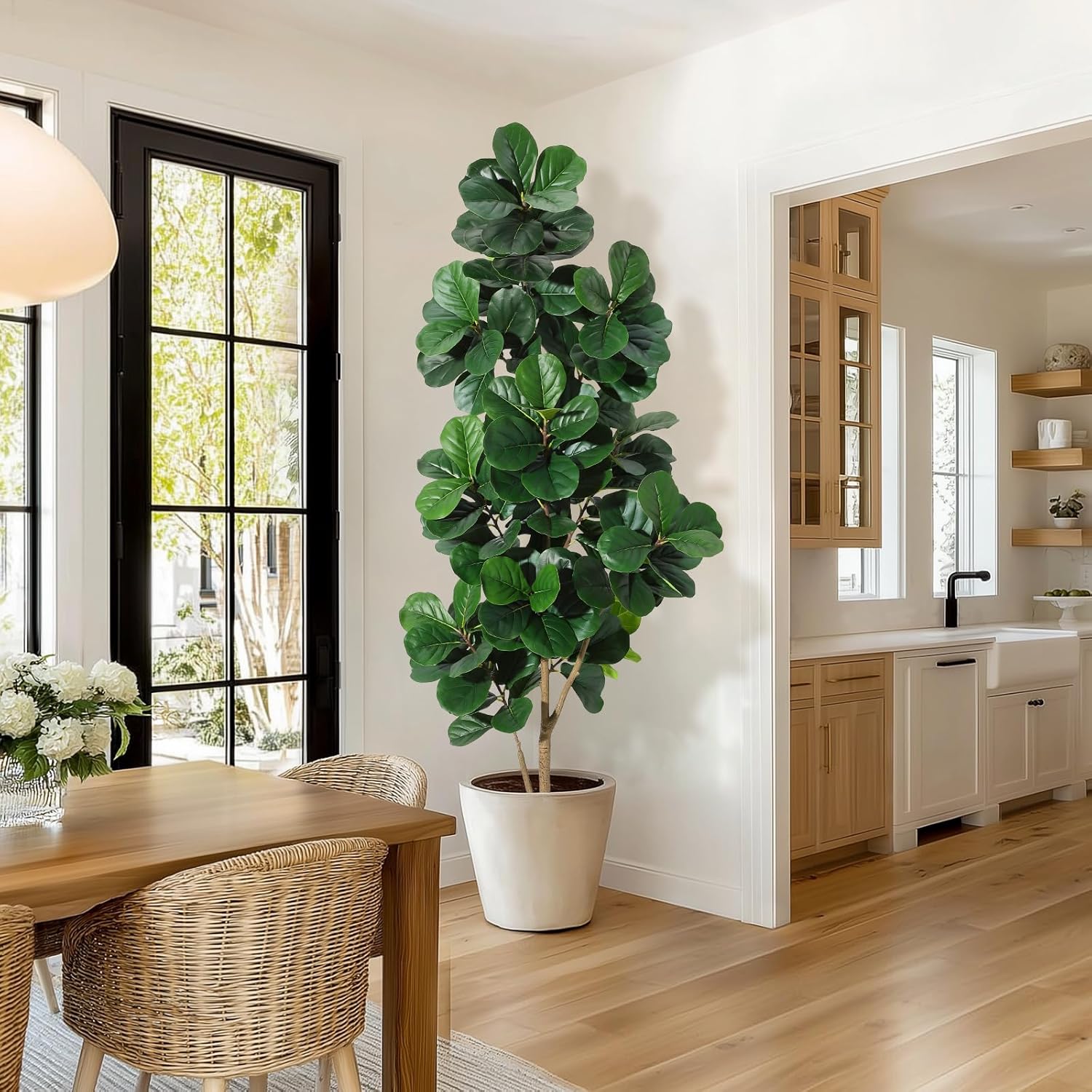 Pohon Ficus Lyrata Buatan Real - Fiddle Leaf Fig ulasan dan harga
