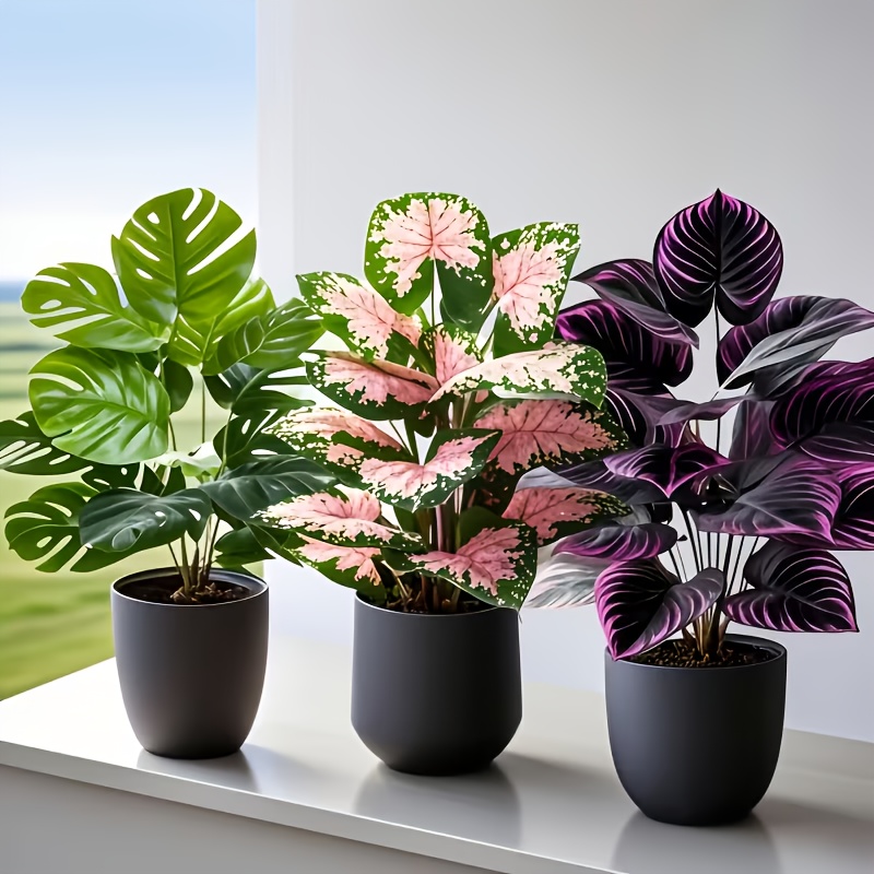 3 Buah Set Tanaman Buatan Camp - Fiddle Leaf Fig ulasan dan harga
